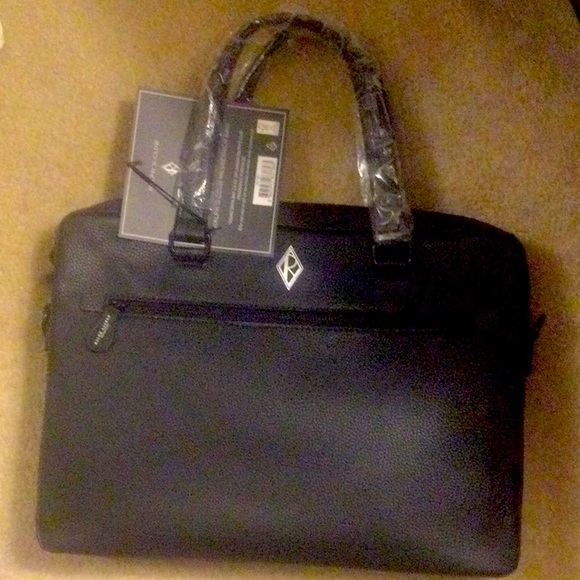 Ralph Lauren Black Messenger Bag NWT - Picture 1 of 8